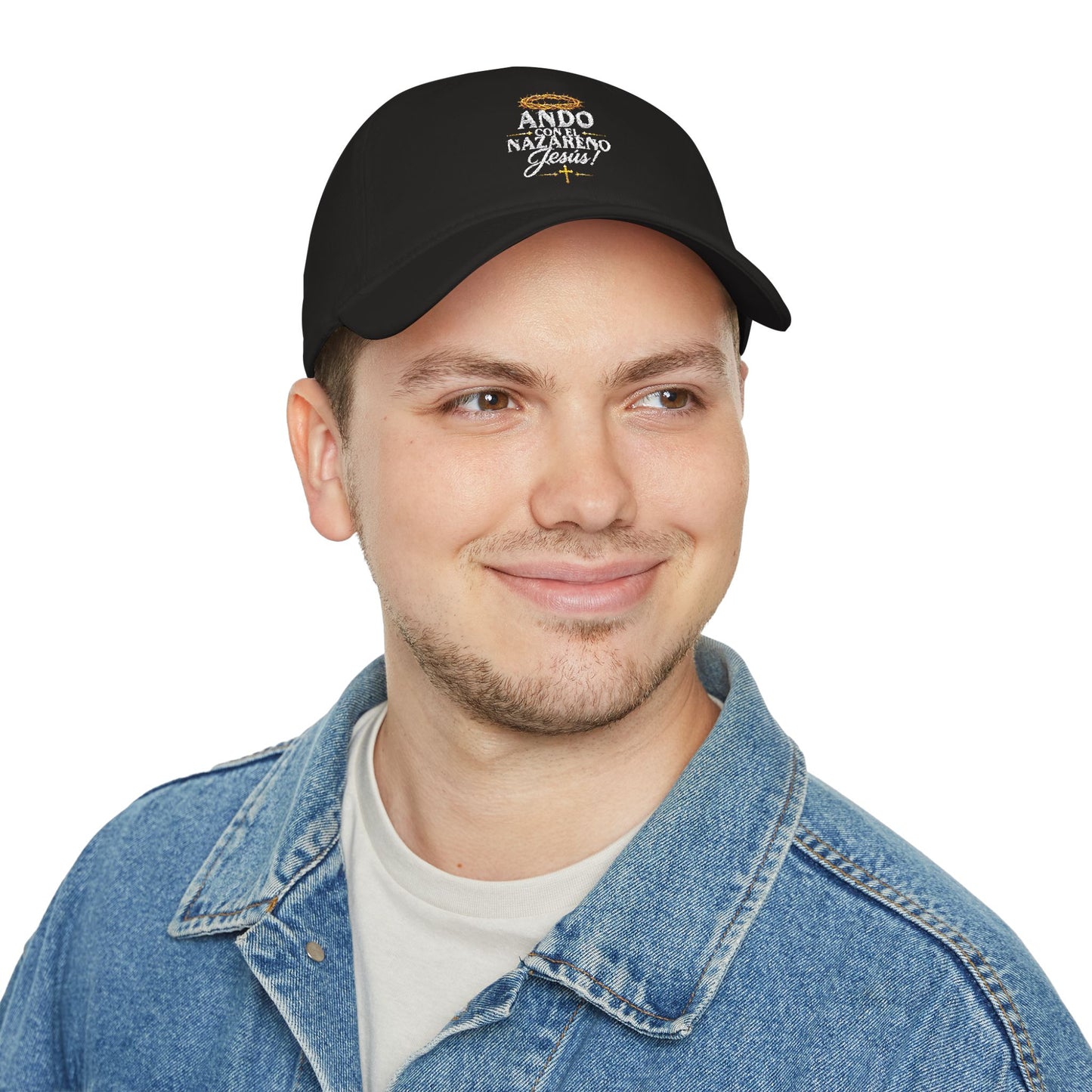 Low Profile Baseball Cap - Ando Con El Nazareno - Jesus