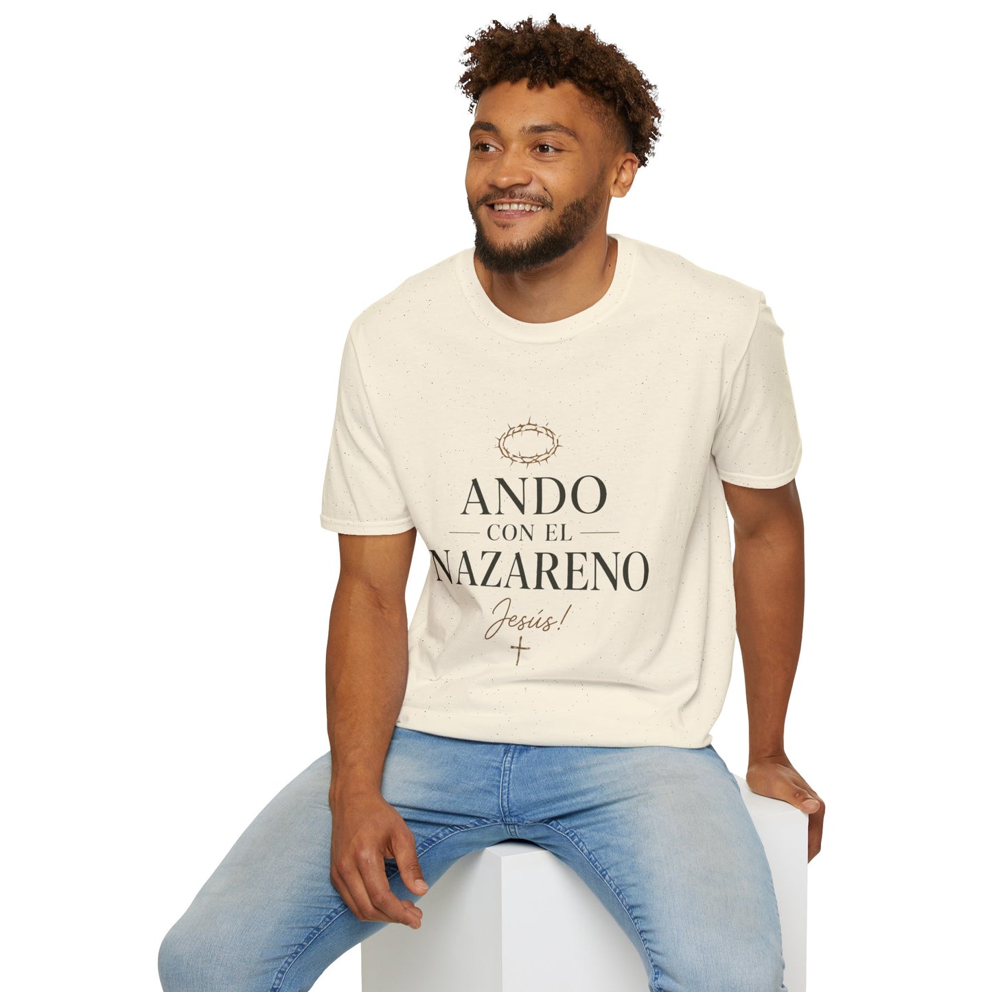 Unisex Softstyle T-Shirt Ando Con El Nazareno - Jesus