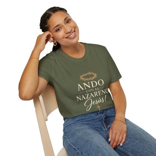 Unisex Softstyle T-Shirt - Ando Con El Nazareno - Jesus