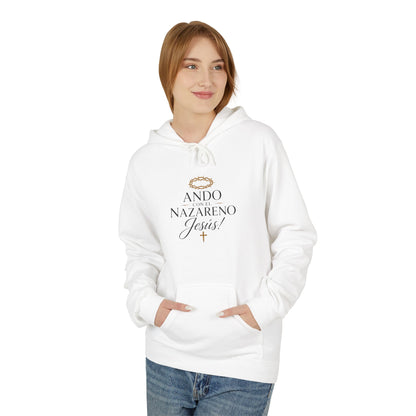 Unisex Midweight Softstyle Fleece Hoodie Ando Con El Nazareno - Jesus