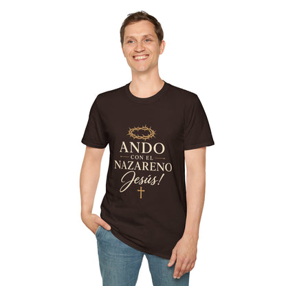 Unisex Softstyle T-Shirt - Ando Con El Nazareno - Jesus