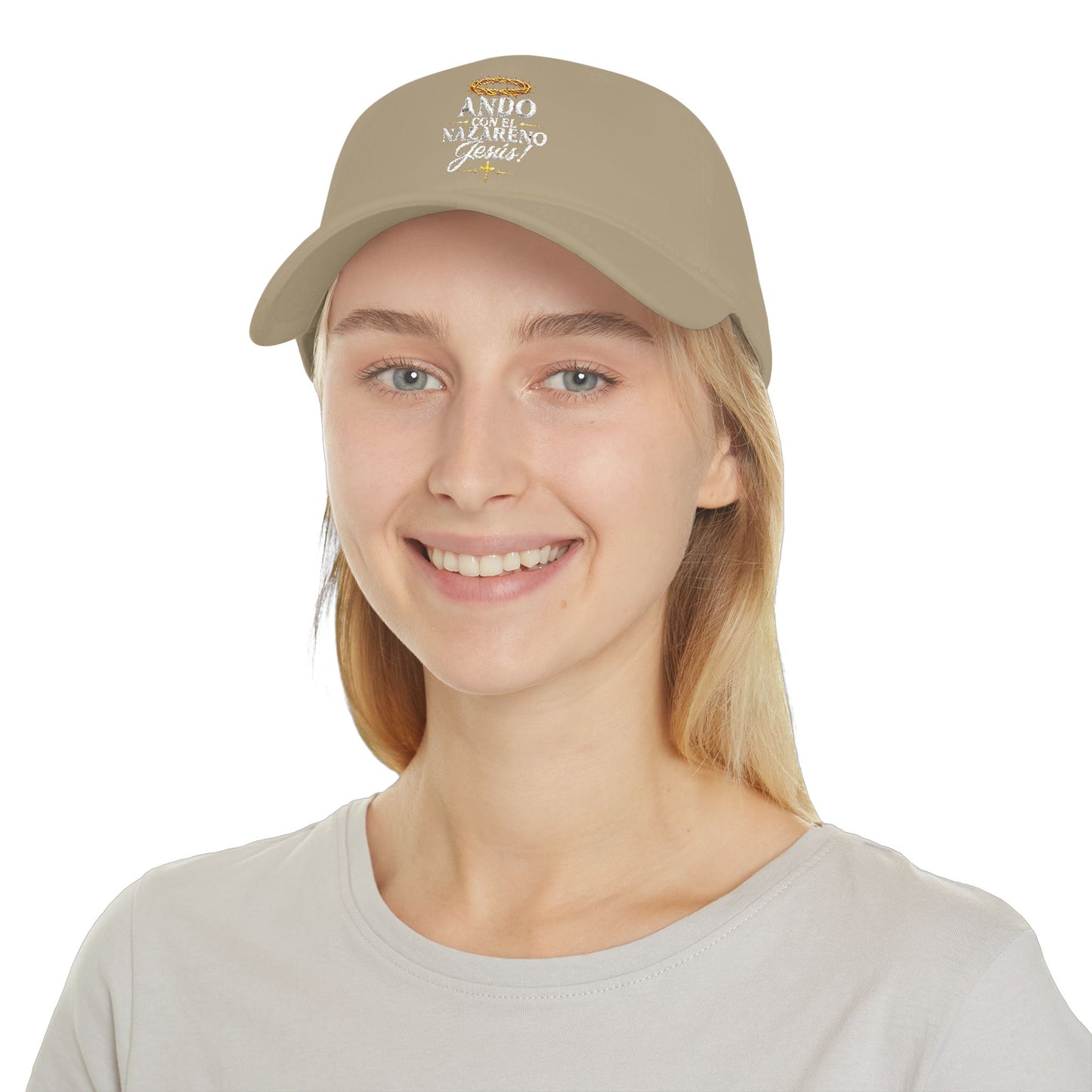 Low Profile Baseball Cap - Ando Con El Nazareno - Jesus