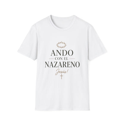 Unisex Softstyle T-Shirt Ando Con El Nazareno - Jesus