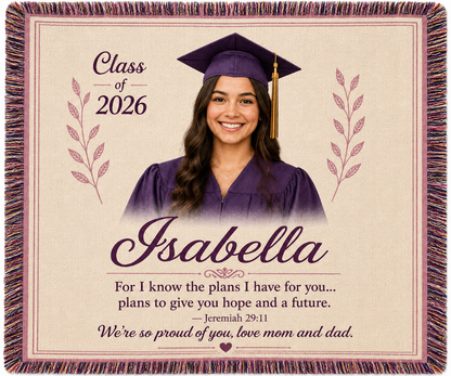 Personalized Photo Woven Blanket