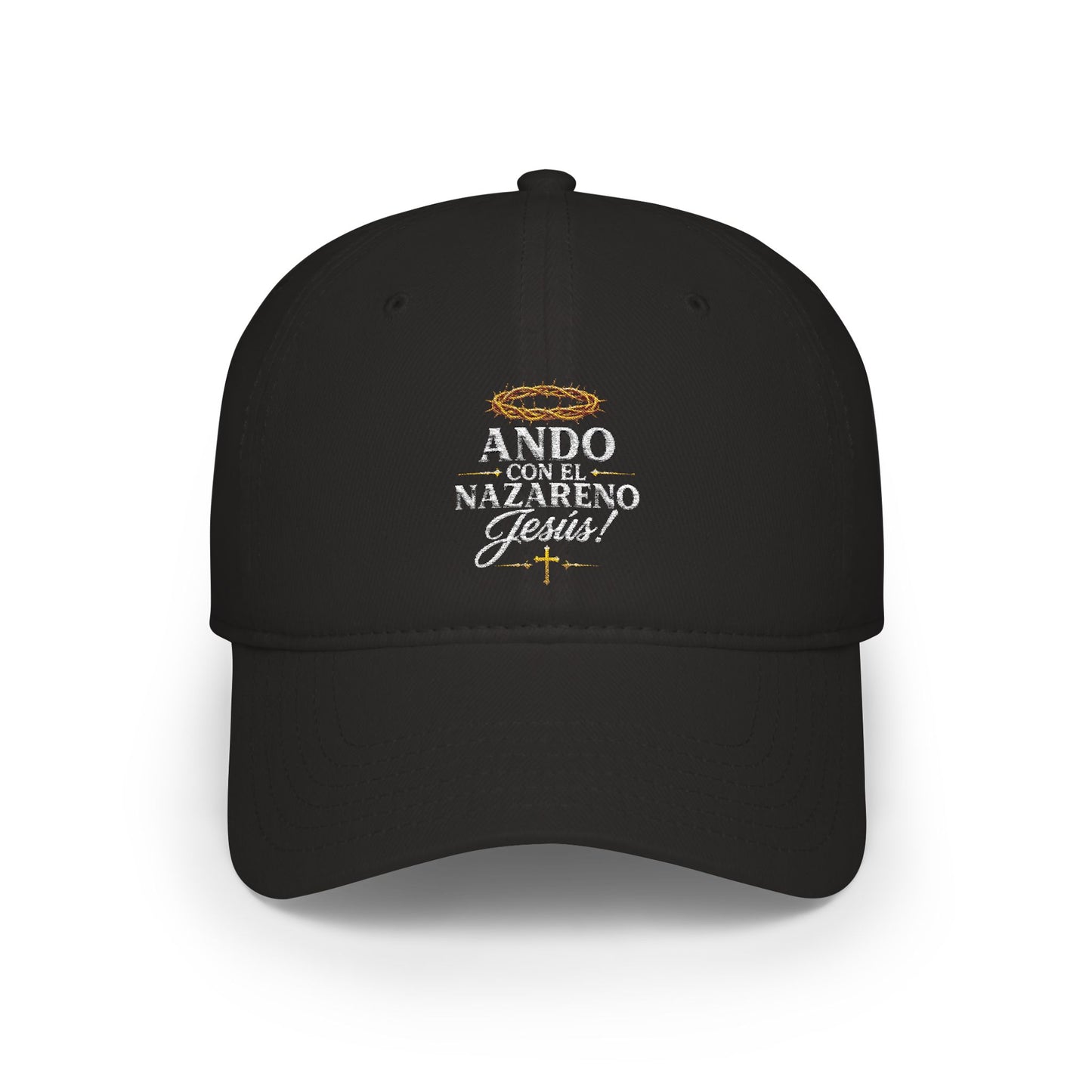 Low Profile Baseball Cap - Ando Con El Nazareno - Jesus