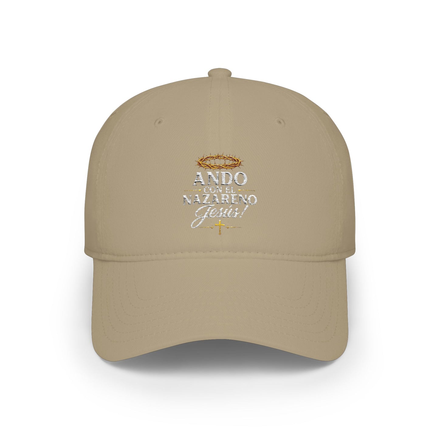 Low Profile Baseball Cap - Ando Con El Nazareno - Jesus