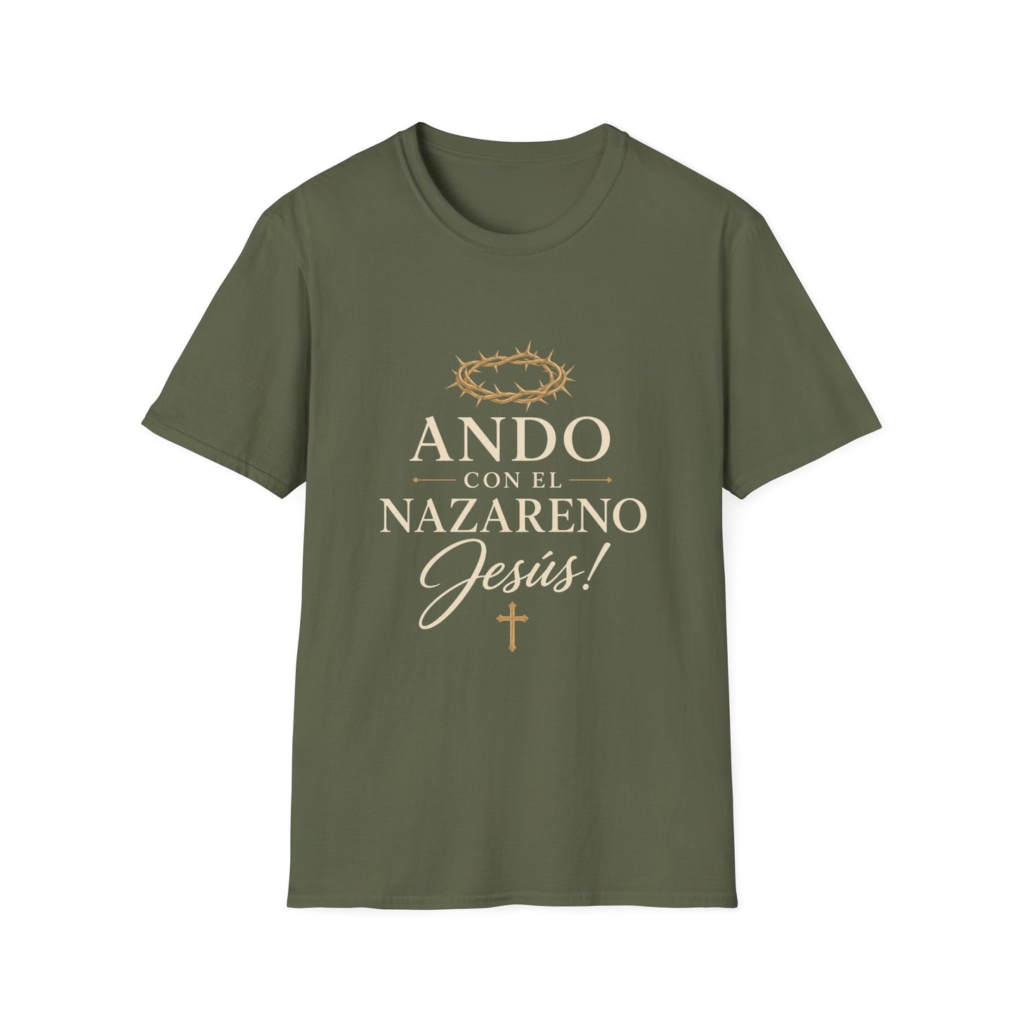 Unisex Softstyle T-Shirt - Ando Con El Nazareno - Jesus