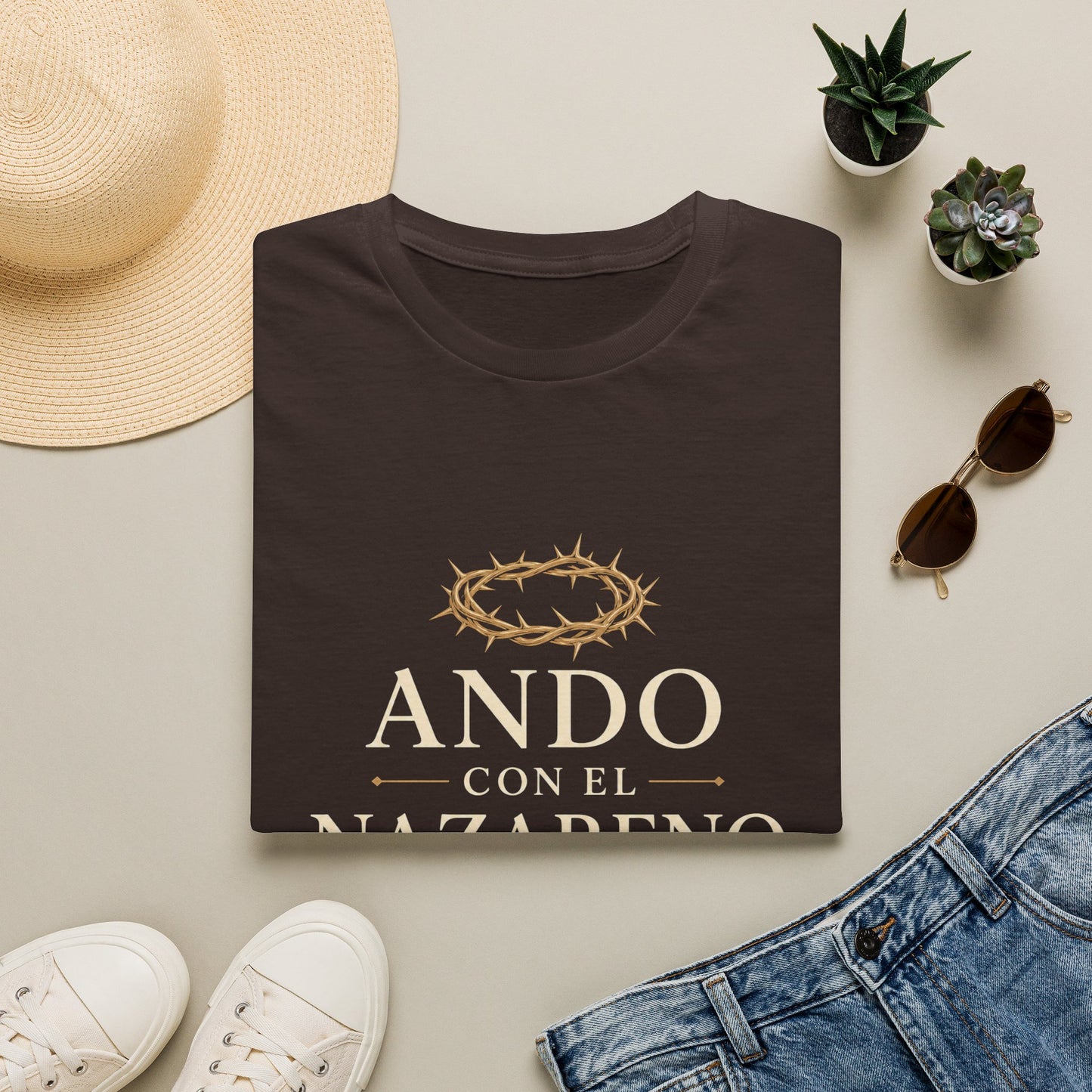 Unisex Softstyle T-Shirt - Ando Con El Nazareno - Jesus