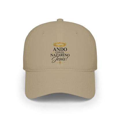 Low Profile Baseball Cap Ando Con El Nazareno - Jesus
