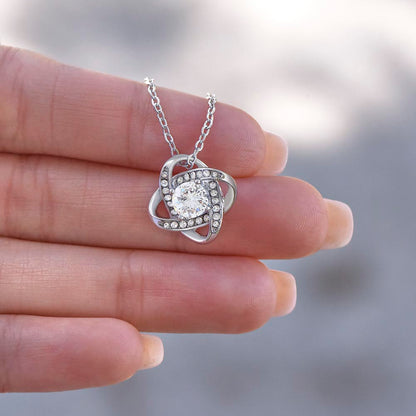 To Our Precious Daughter - Faith and Love Knot Keepsake Necklace