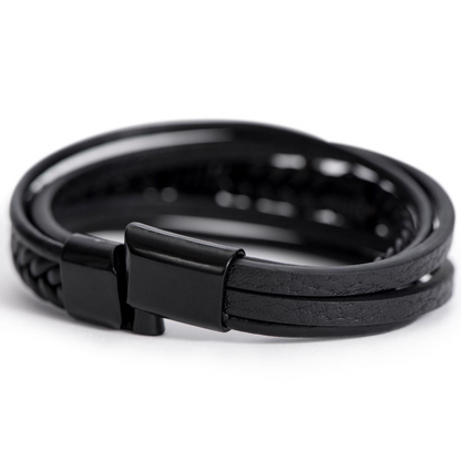 Men's Cross Bracelet – Dad - A Gift of Faith, Strength & Leadership  A meaningful reminder of the man God has called him to be.