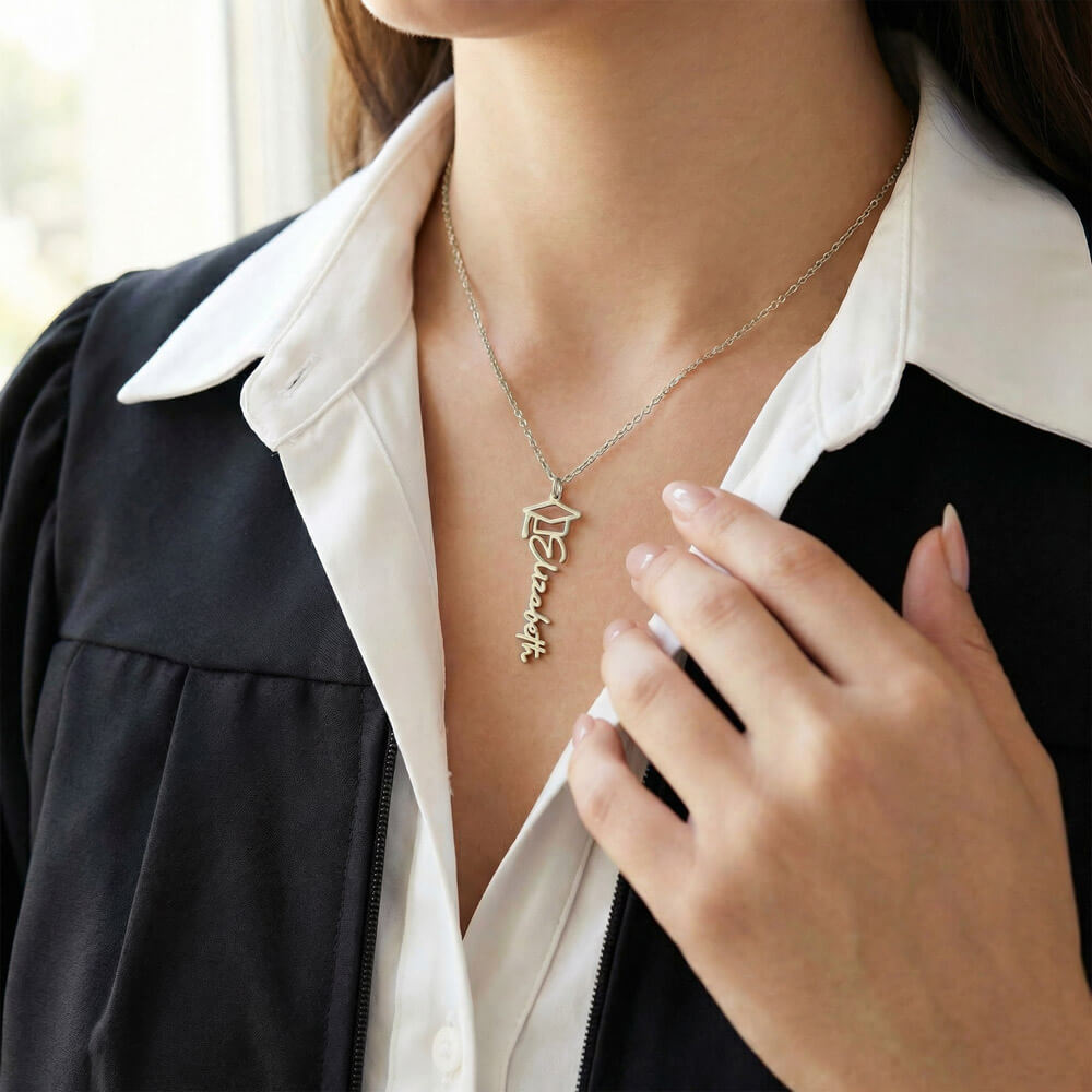 To my Daughter - Personalized Graduation Keepsake Necklace