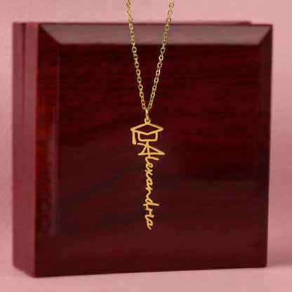 To my Daughter - Personalized Graduation Keepsake Necklace